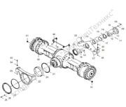 01E0388 002 后桥总成 REAR AXLE AS